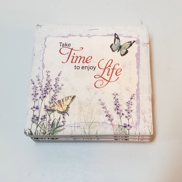 Take Time To Enjoy Life Coasters - Picture 1 of 3